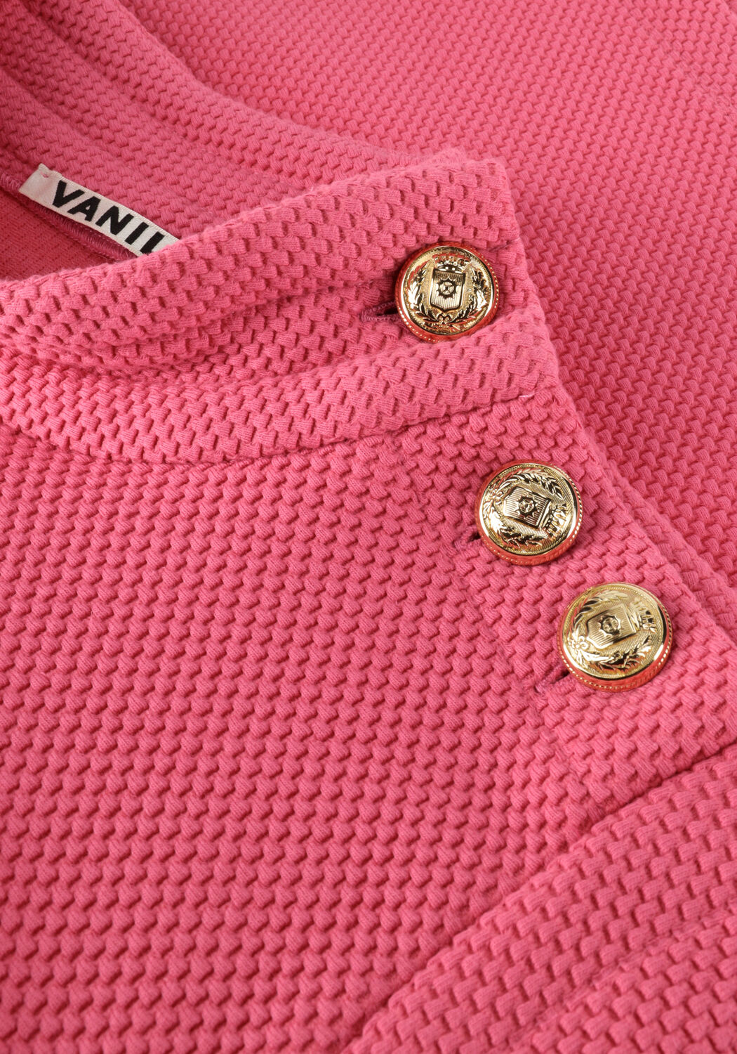 Roze VANILIA Trui GOLD POWER STRUC - large