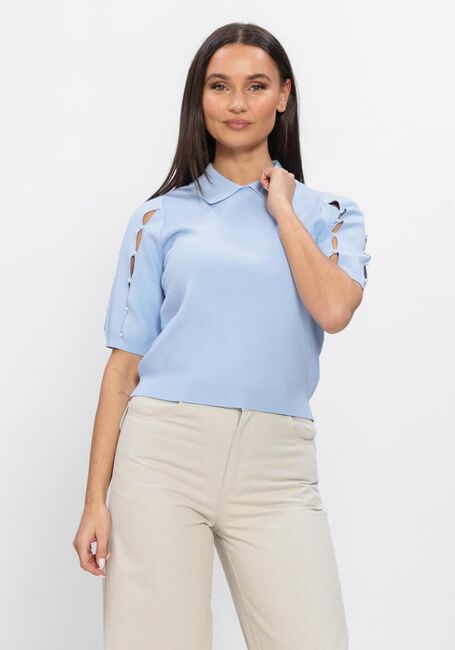 Lichtblauwe FREEBIRD Top KN-VIS-SOFT-26-1 - large