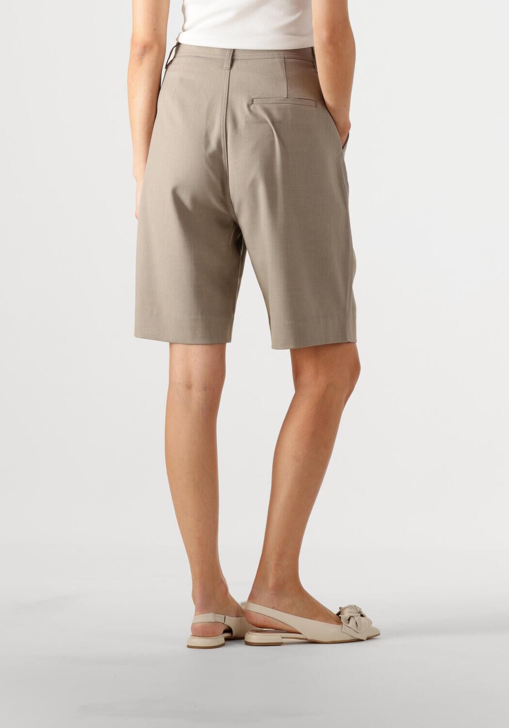 COPENHAGEN MUSE Dames Broeken Tailor Bermuda Beige