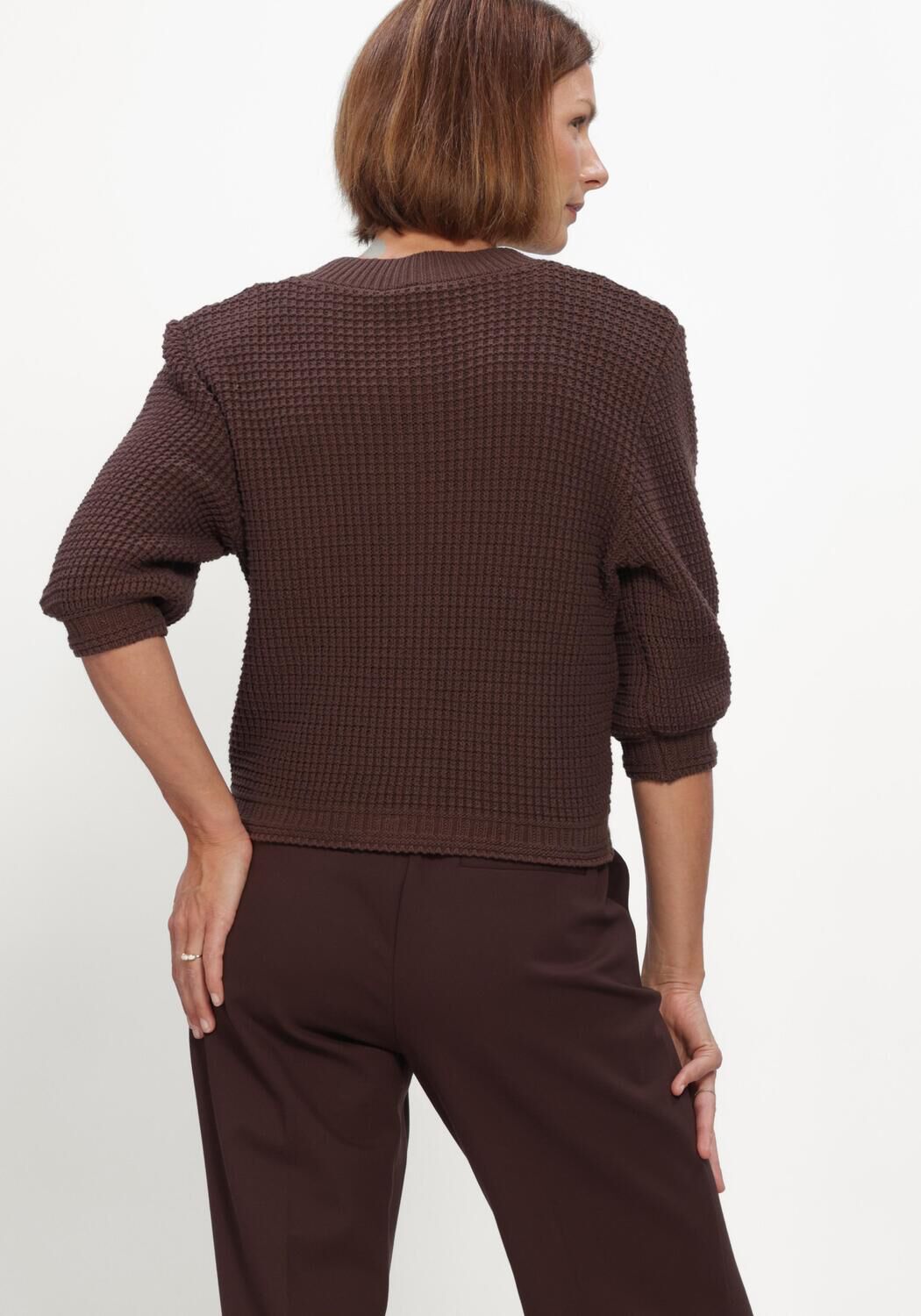 Bruine BEAUMONT Trui ANOUSHKA CARDIGAN - large