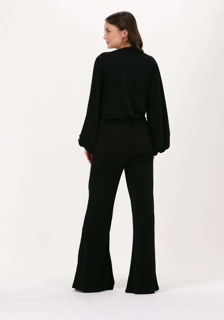 Zwarte ALIX THE LABEL Flared broek KNITTED JUMPSUIT WITH KNOT AT FRONT - large