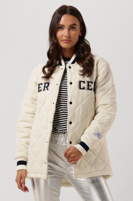 Creme MERCER AMSTERDAM Jack THE MERCER QUILTED VASRSITY WOOL - large