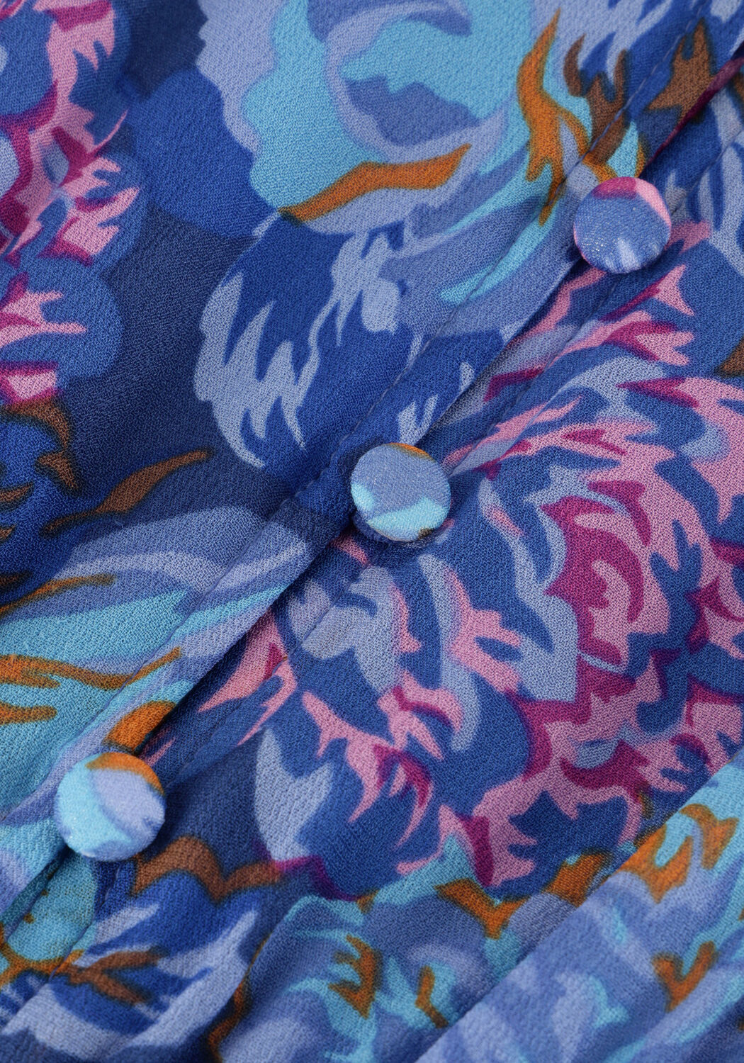 Blauwe SUNCOO Maxi jurk CENDRA - large