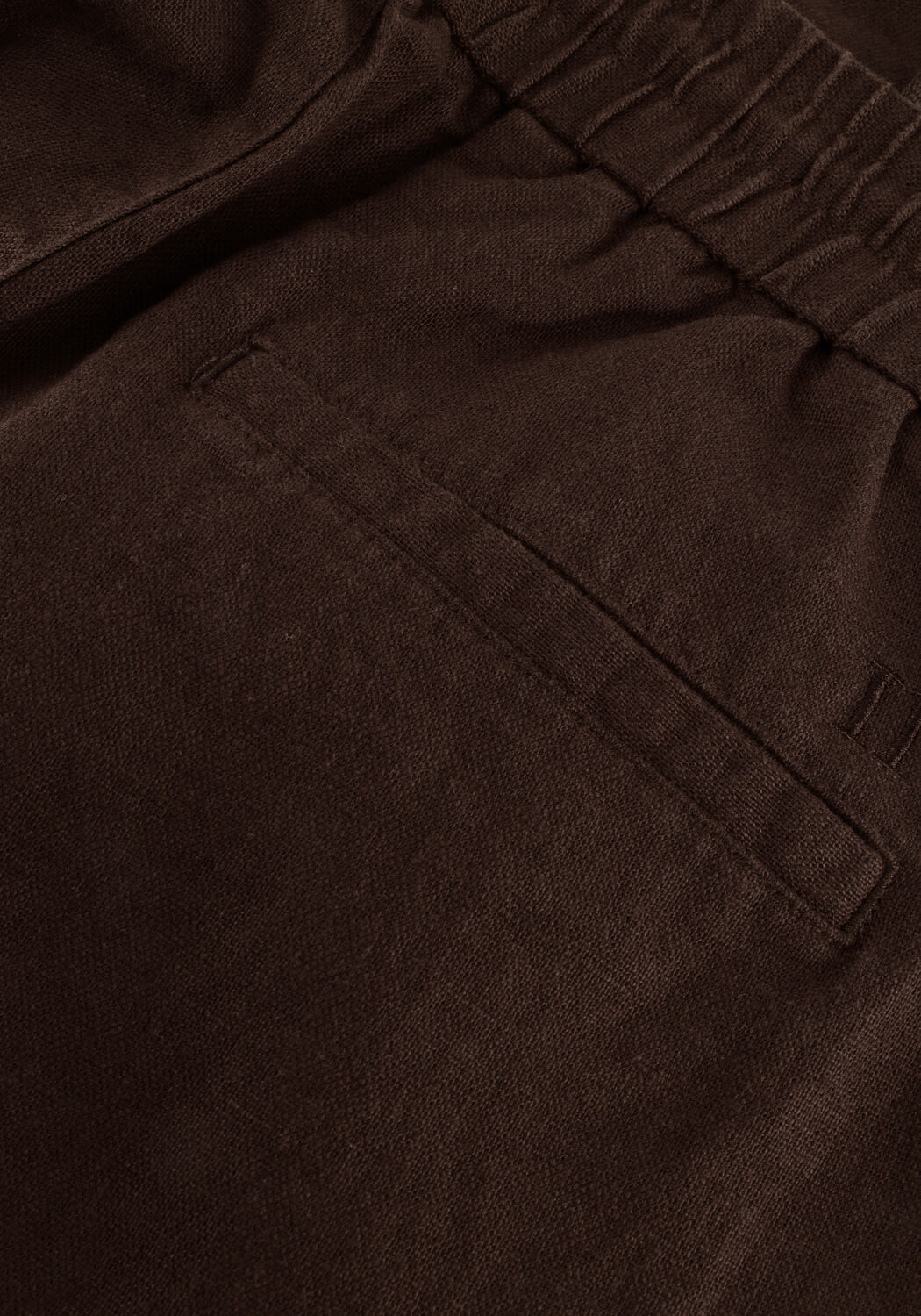 Bruine LES DEUX Korte broek OTTO LINEN SHORTS - large