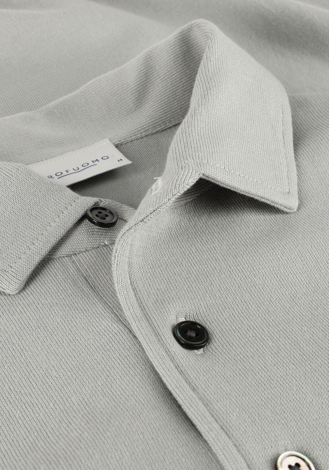 Groene PROFUOMO Trui POLO ONEPIECE LUXURY BASIC - large