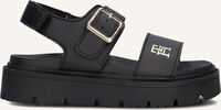 Zwarte TOMMY HILFIGER Platte sandalen 33785 - medium