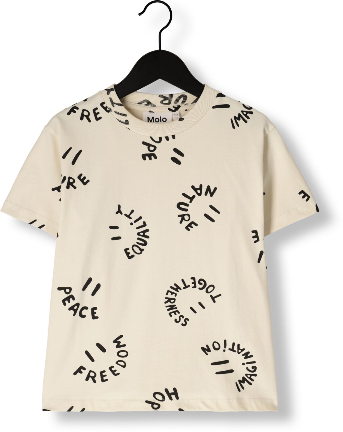 MOLO Jongens Polo's & T-shirts Riley Ecru