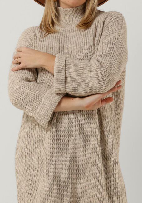 Gebroken wit SUMMUM Mini jurk TUNIC SWEATER ACRYLIC WOOL BLEND KNIT - large