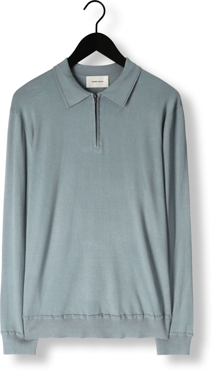 PURE PATH Heren Polo's & T-shirts Regular Fit Knitwear Polo806 Blauw