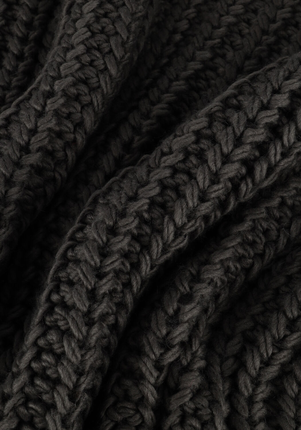 Donkergrijze MY ESSENTIAL WARDROBE Trui AVA KNIT PULLOVER - large