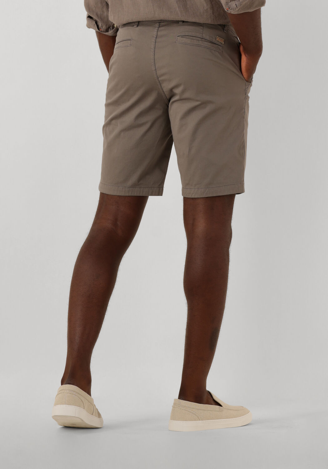 BOSS ORANGE Heren Broeken Chino-slim-short Khaki