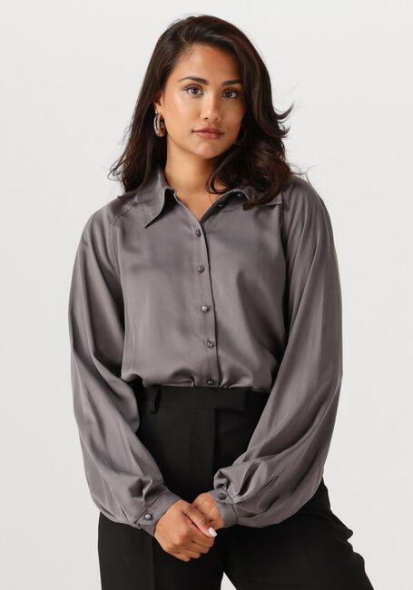 Grijze ANOTHER LABEL Blouses ESILIA SHIRT L/S - large