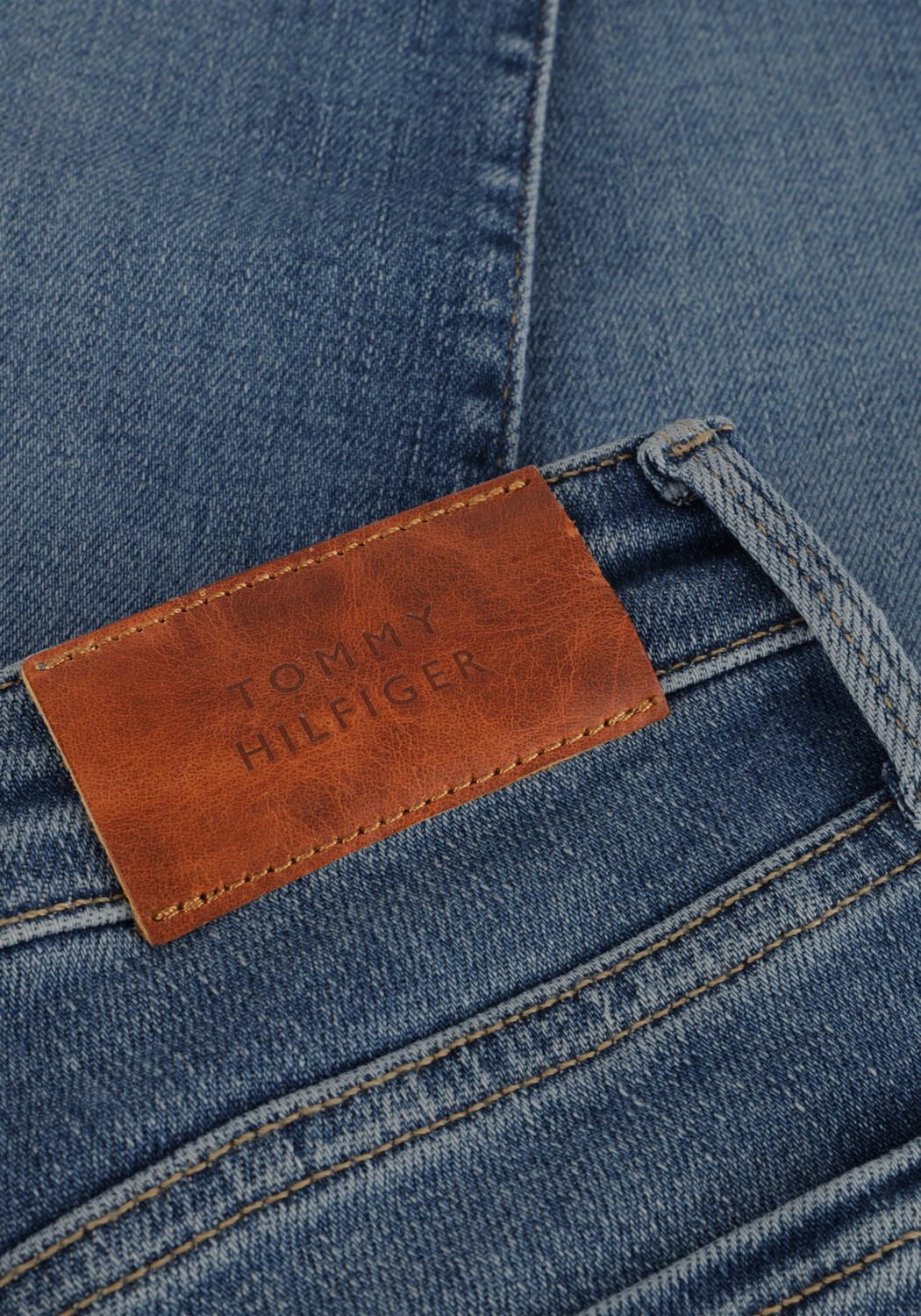 Donkerblauwe TOMMY HILFIGER Skinny jeans TH FLEX COMO SKINNY RW MEL - large