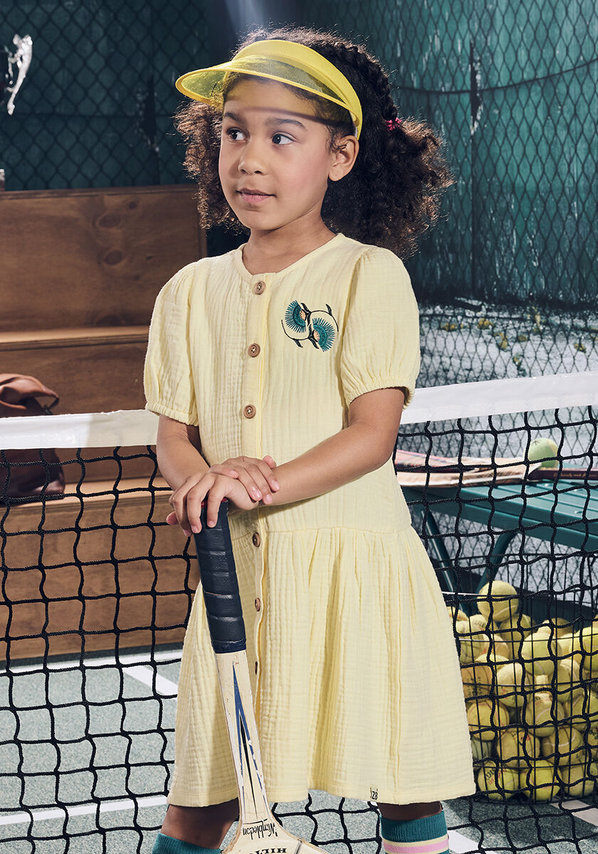 Butter yellow Z8 Mini jurk ZALINDE - large