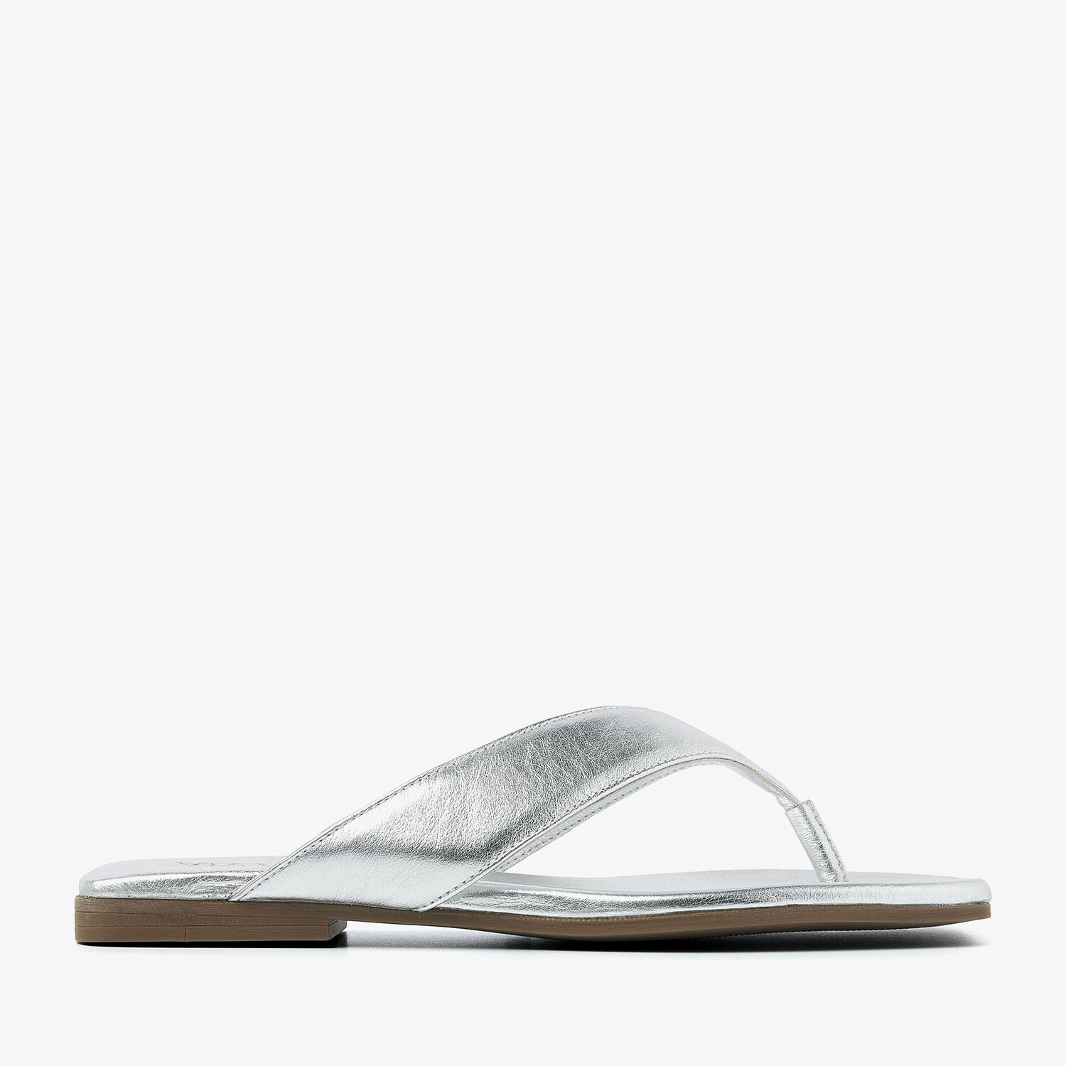 Zilveren VIA VAI Teenslippers KIKI BERRY - medium