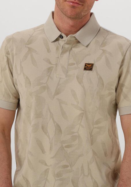 Beige PME LEGEND Polo TWO TONE PIQUE PRINTED - large