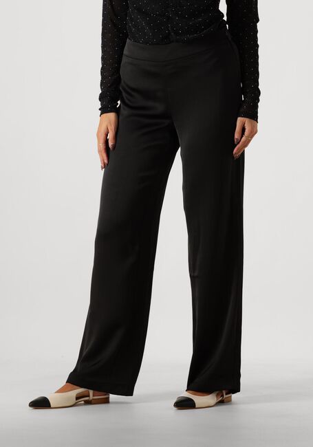 Zwarte NEO NOIR Pantalon DEBRA HEAVY SATEEN PANTS - large