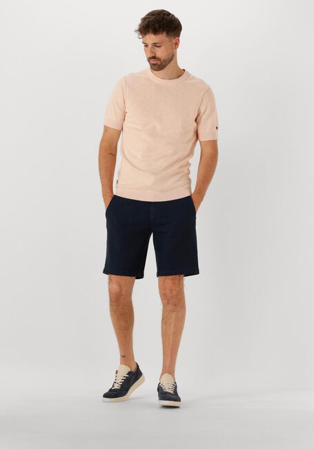 Donkerblauwe CAST IRON Korte broek CHINO SHORTS STRUCTURE - large