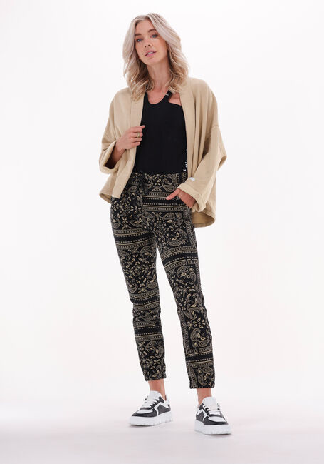 Zwarte 10DAYS Joggingbroek CROPPED JOGGER PAISLEY Zwarte 10DAYS Joggingbroek CROPPED JOGGER PAISLEY - large