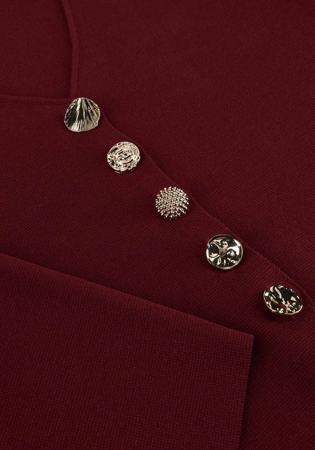 Bordeaux Y.A.S. Vest YASMIKKALA LS KNIT CARDIGAN S. - large