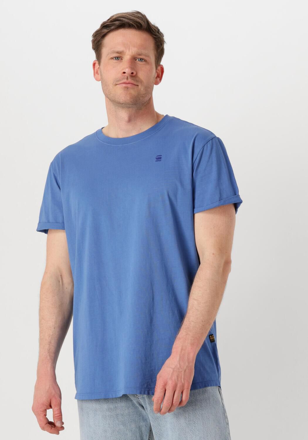 G-STAR RAW Heren Polo's & T-shirts Lash R T S\s Blauw
