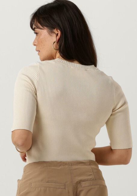 Beige SELECTED FEMME Trui SLFMALA 2/4 KNIT O-NECK B - large