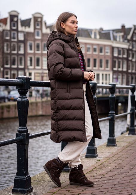 Bruine AIRFORCE Gewatteerde jas GRACE JACKET - large