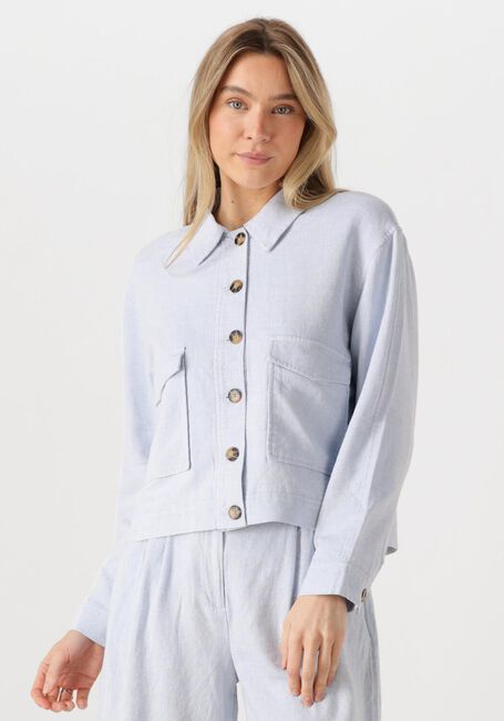 Lichtblauwe MSCH COPENHAGEN Kimono MSCHJOVENE GINIA JACKET - large