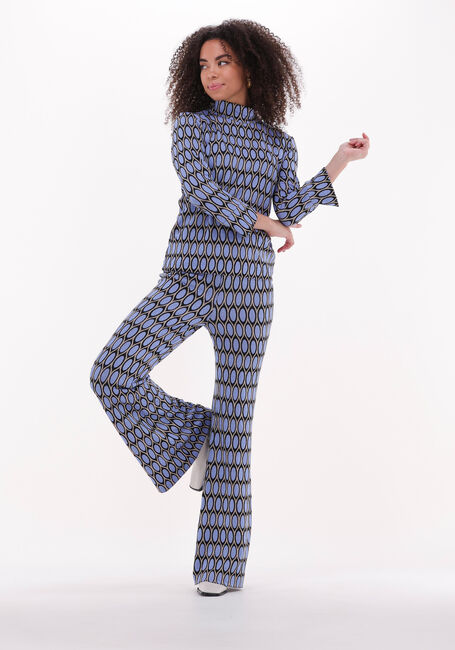 Lichtblauwe ANA ALCAZAR Flared broek FLARED PANTS - large