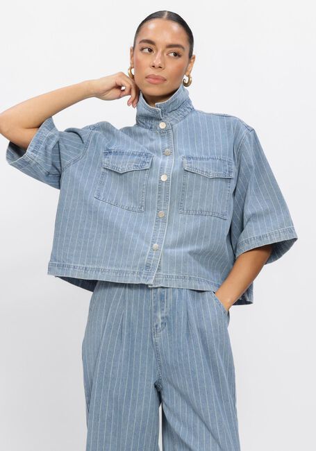 Lichtblauwe GRACE & MILA Spijkerjas SS2617014 - large