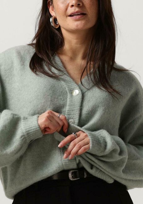Groene MSCH COPENHAGEN Vest MSCHPETRINELLE HOPE CARDIGAN - large