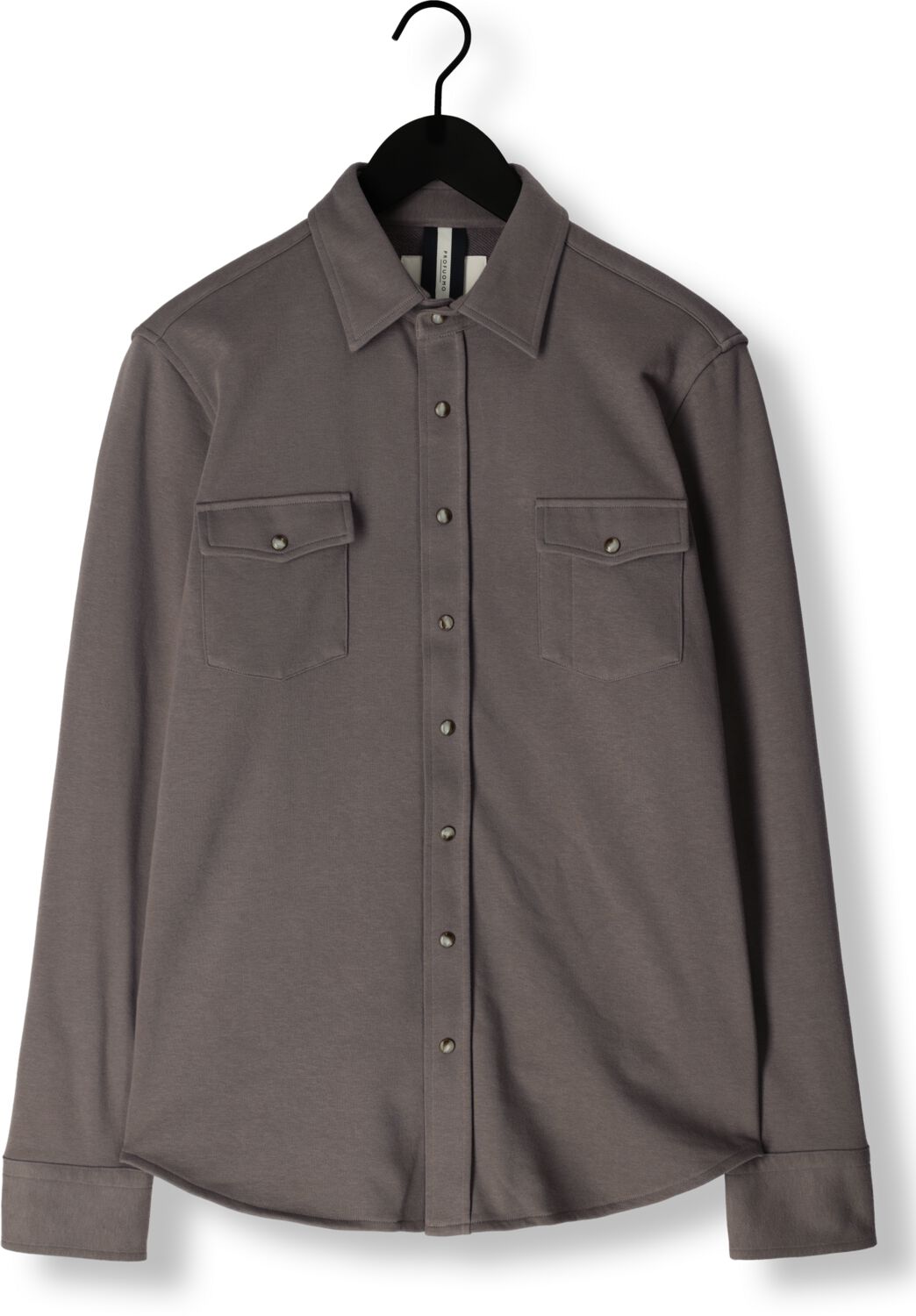 PROFUOMO Heren Overhemden Overshirt Wester Groen