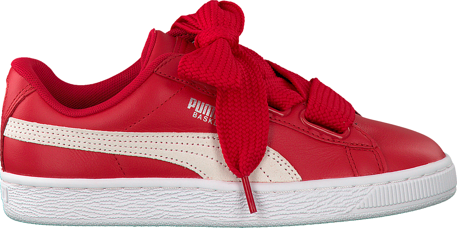 Rode PUMA Sneakers BASKET HEART DE Omoda.nl