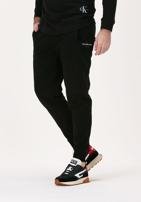 Zwarte CALVIN KLEIN Joggingbroek MONOGRAM LOGO HWK PANT - large