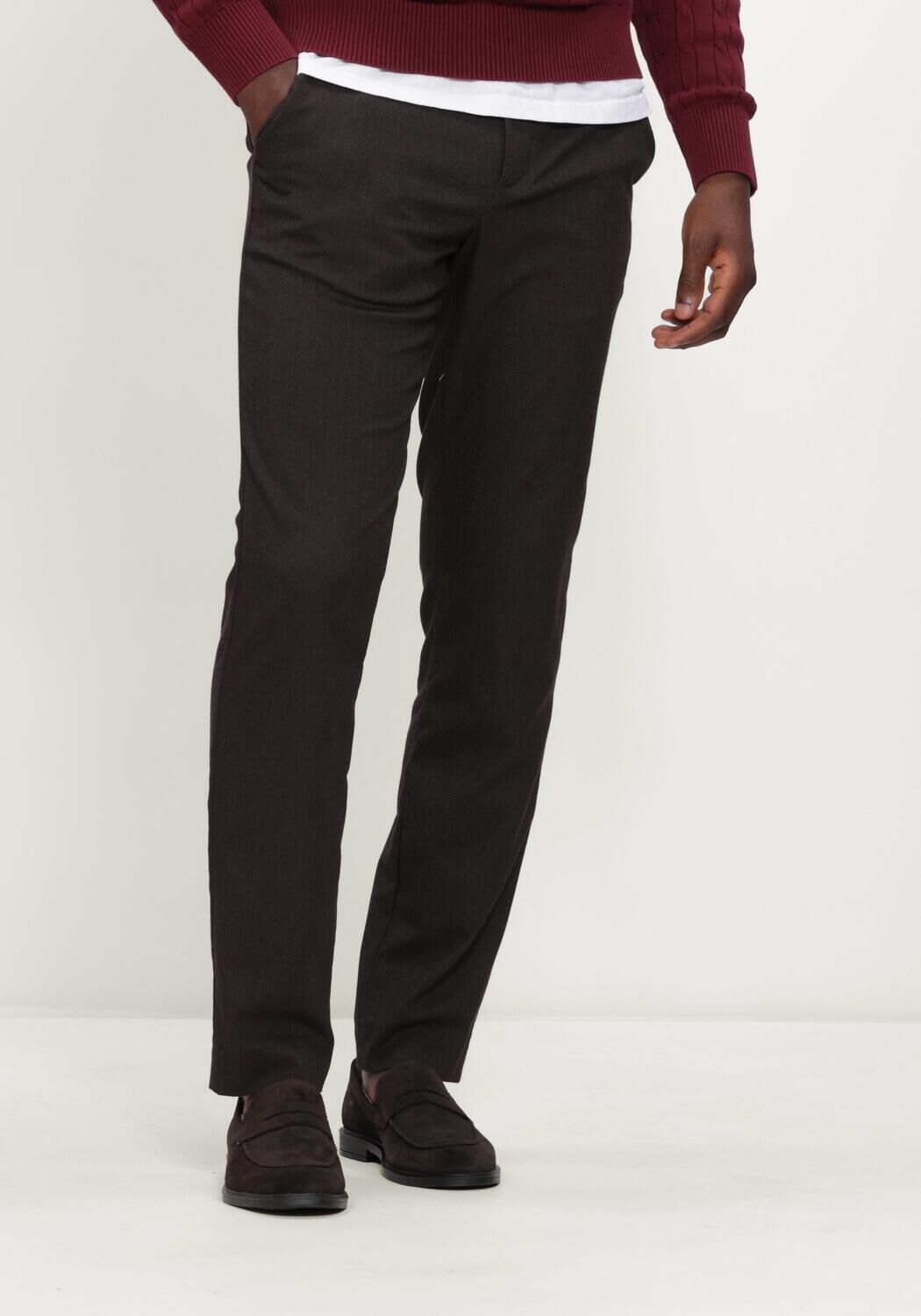 Bruine ALBERTO Pantalon LOU - large