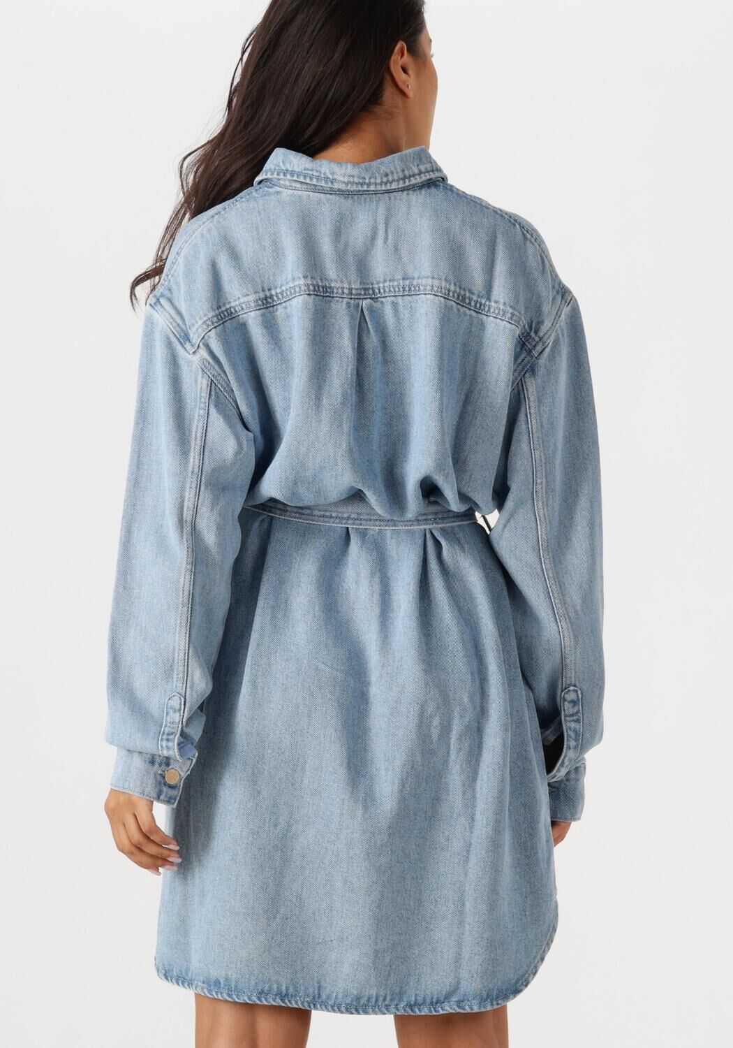 7 FOR ALL MANKIND Dames Jurken Shirt Dress Lichtblauw
