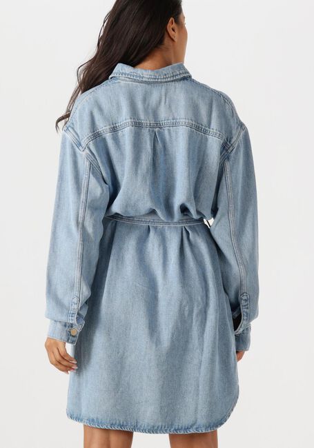 Lichtblauwe 7 FOR ALL MANKIND Mini jurk SHIRT DRESS - large