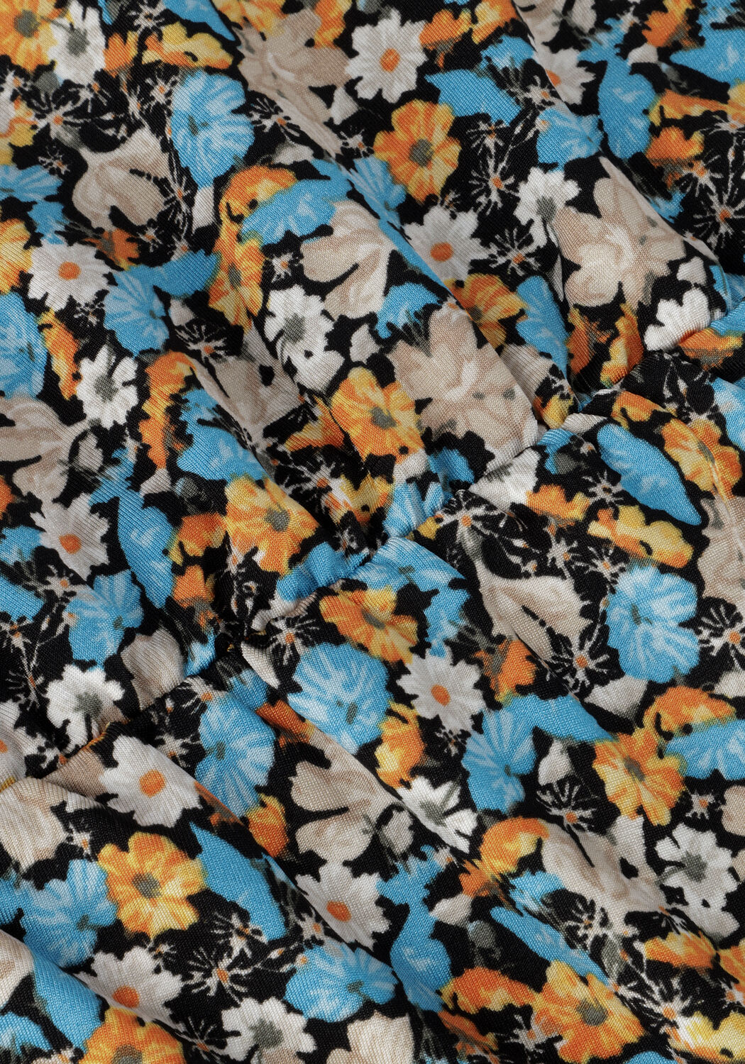 Grijze ENVII Mini jurk ENMACRO LS DRESS AOP 6921 - large