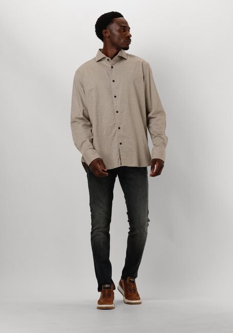 Taupe DSTREZZED Casual overhemd OLAV SHIRT - large
