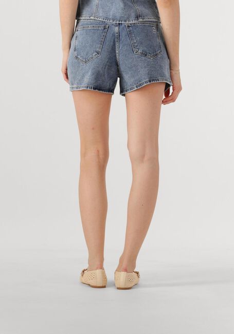 Blauwe ROUGE EDIT Shorts ROUJOLIE HW WF DENIM SHORTS - large