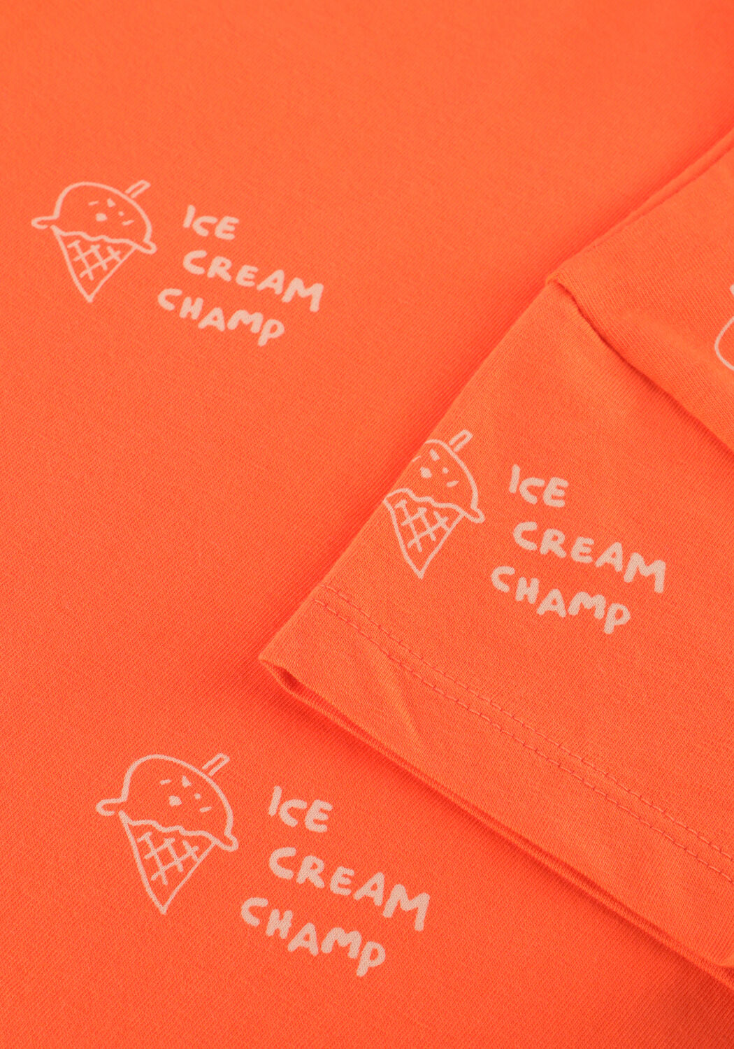 Oranje Sproet & Sprout T-shirt T-SHIRT ICE CREAM PRINT - large