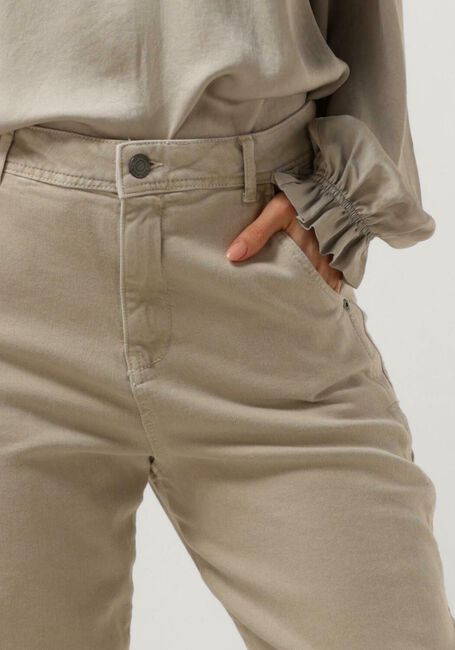 Creme SUMMUM Mom jeans BARREL FIT PANTS VINTAGE COMF STRETCH TWILL - large