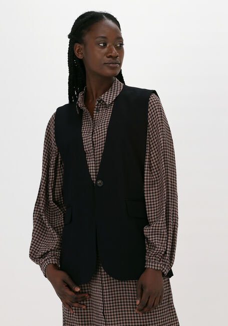 Zwarte MSCH COPENHAGEN Gilet TEKLA WAISTCOAT - large