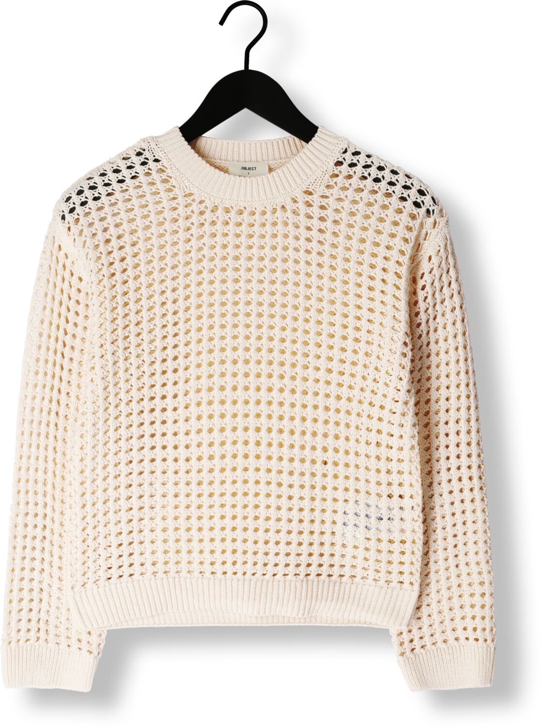 OBJECT Dames Truien & Vesten Objcharlie L s Knit Pullover Zand