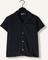 Donkerblauwe TUMBLE 'N DRY Casual overhemd CAGNARD Donkerblauwe TUMBLE 'N DRY Casual overhemd CAGNARD - medium