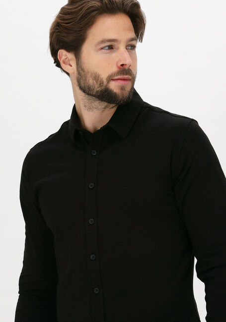 Zwarte PUREWHITE Casual overhemd ESSENTIAL SHIRT JERSEY - large