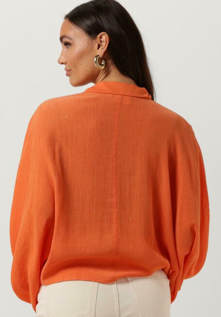 Oranje ANOTHER LABEL Blouses BOBBY SHIRT L/S - large