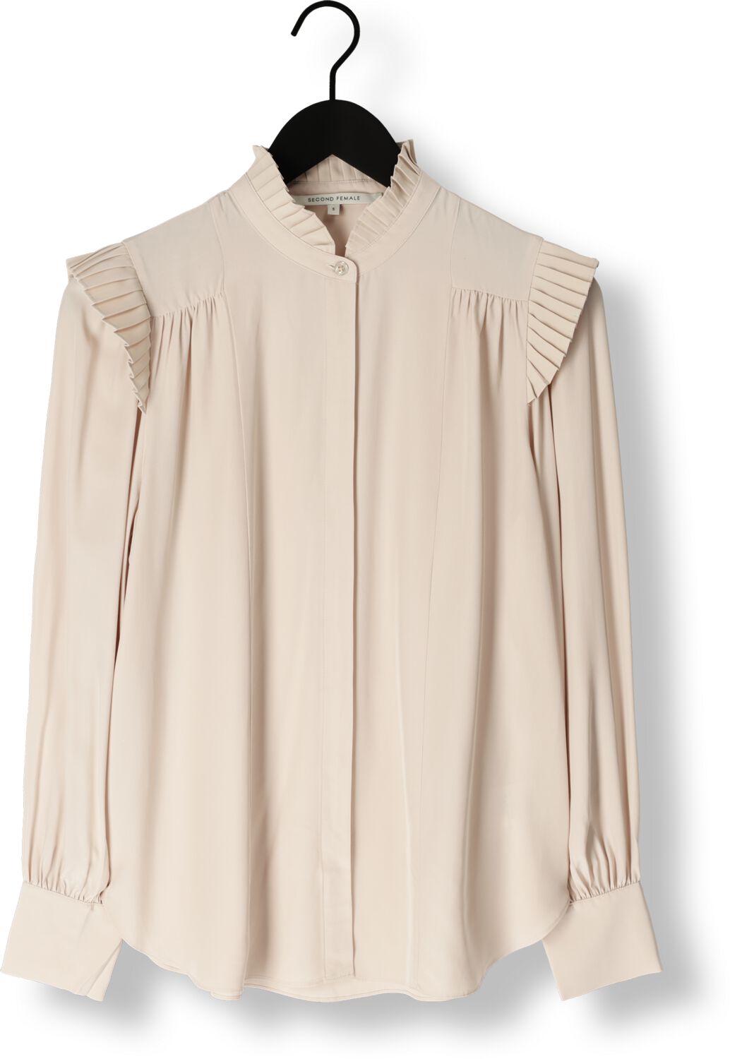 SECOND FEMALE Dames Blouses Kaia Shirt Beige