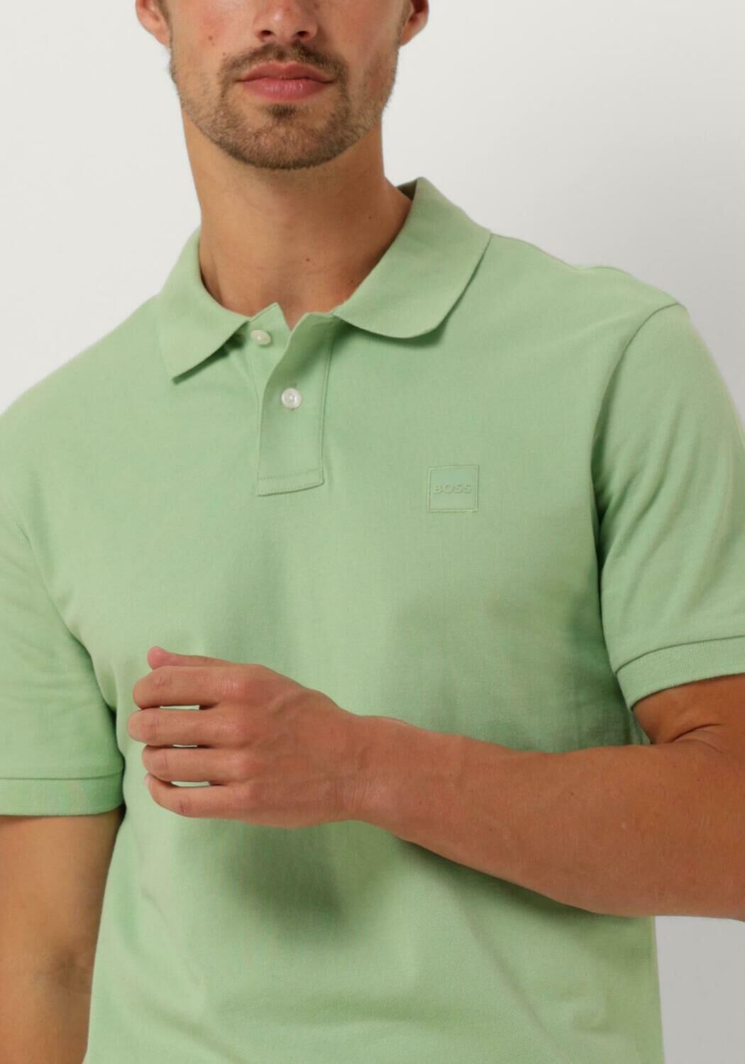 BOSS ORANGE Heren Polo's & T-shirts Passenger Groen