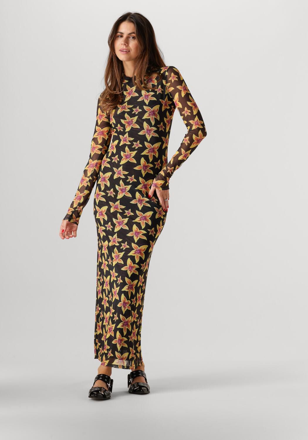 Harper & Yve Zonnige Gele Maxi Jurk Jessie-dr Multicolor Dames